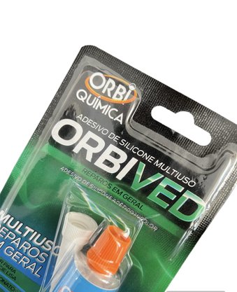 Cola Silicone Acético Incolor 50gr ORBIVED - ORBI