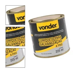 Composto Para Galvanizacao Frio Lata 225Ml Vonder