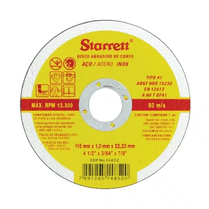 Disco Corte  7 X1/8 X7/8 Dac180-34X Exact Starret
