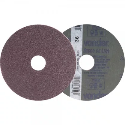 Disco Lixa 4 1/2X7/8 Gr- 36 Vonder