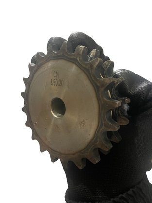 Engrenagem Dupla ASA 50 2.50.20 ABT2 CM Passo 15,875mm