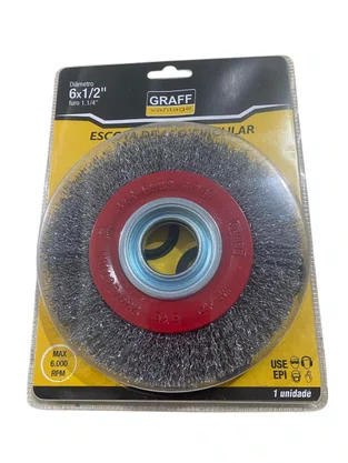 Escova Circular Ac 6X1/2X1/2 GRAFF