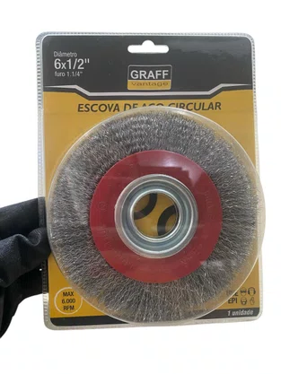 Escova Circular Ac 6X1/2X1/2 GRAFF