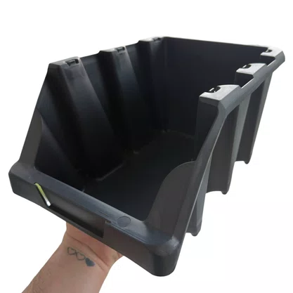 Gaveteiro Plástico Organizador Nº7 Preto Vonder
