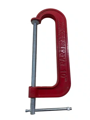 Grampo Sargento Fixação Tipo C 10" METALCAVA - C10
