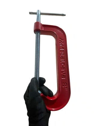 Grampo Sargento Fixação Tipo C 8" METALCAVA - C8