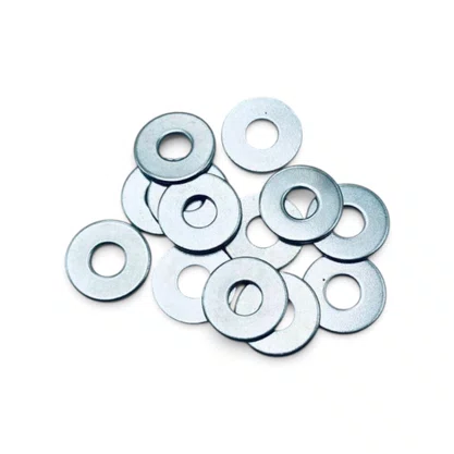 Kit 100 Arruelas Lisas 1/4 ZB