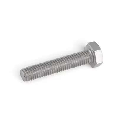 Kit 100 Parafuso Sextavado Zincado Nc 3/8X1