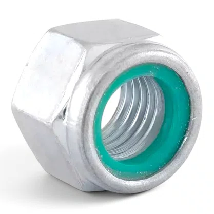 Kit 100 Porca Sextavada  6X1mm Ma Trava Baixa Zb