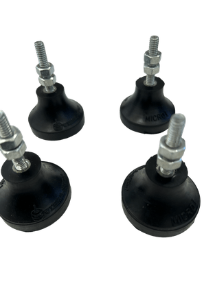 4 peças Amortecedor MICRO I 1/4 Total 200kg VIBRA-STOP