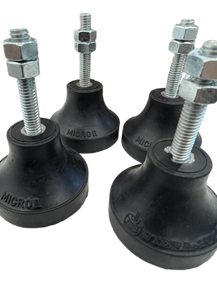 Kit 4 Peças Amortecedor Micro II 5/16  280kg VIBRA-STOP