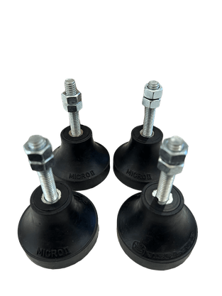 4 peças Amortecedor MICRO II 5/16 Total 280kg VIBRA-STOP