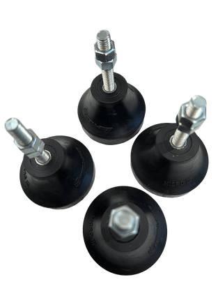 Kit 4 Peças Amortecedor Micro III 3/8  400kg VIBRA-STOP