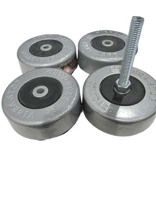 Kit 4 Amortecedores Standard 1/2" 6000kg Vibra-Stop