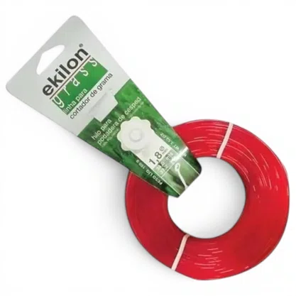 Linha Roçadeira Vermelha 2.0Mm Ekilon 7182