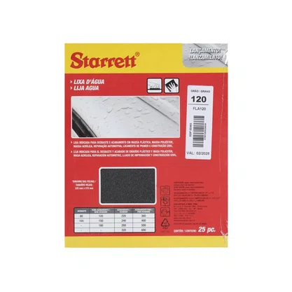 Lixa Dagua 225X275 G-120 Starret