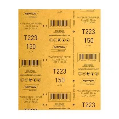 Lixa Dagua 225X275 G-150 Norton