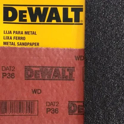 Lixa Ferro Folha G-36 Dewalt