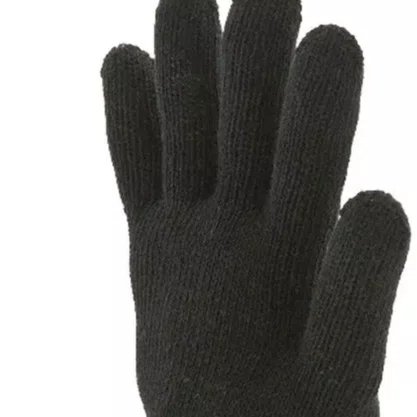 Luva Malha Cotton Black Volk Ca 36348