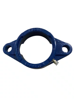 Mancal Flange Oval FL207 ZSG Eixo 35mm Sem Rolamento