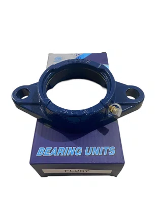 Mancal Flange Oval FL207 ZSG Eixo 35mm Sem Rolamento