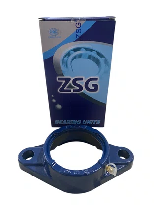 Mancal Flange Oval FL207 ZSG Eixo 35mm Sem Rolamento