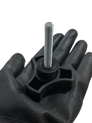 Manípulo Macho 3 Pontas 60 M8x50mm - 1 peça