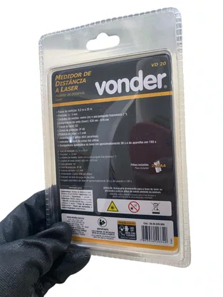 Medidor De Distancia A Laser Vd20 VONDER - 1 peça