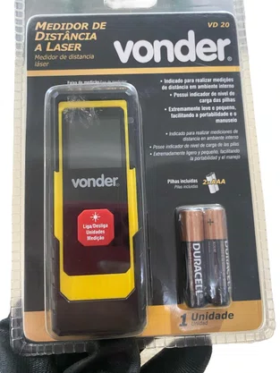 Medidor De Distancia A Laser Vd20 VONDER - 1 peça