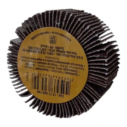 Mini Roda Lixa C/ Haste 50 X 25Mm Gr 60 Vonder
