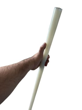 Barra Tarugo Nylon 6.0 30x1000mm Redondo