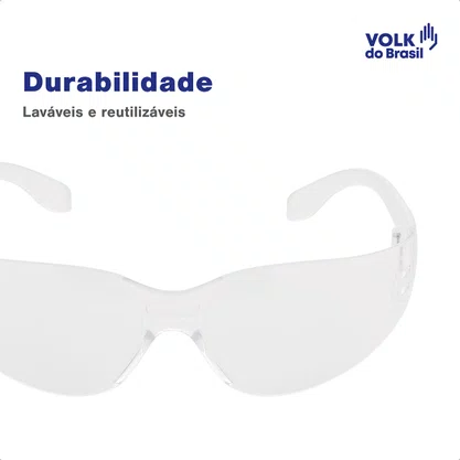 Oculos Vvision 200 Transparente Volk