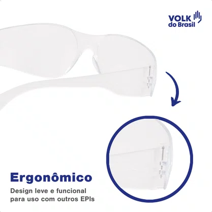 Oculos Vvision 200 Transparente Volk