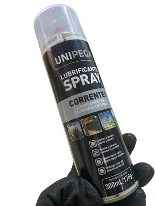 Oleo Lubrificante Spray Para Correntes 300Ml/170G UNIPEGA