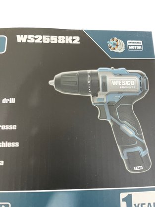 Parafusadeira 12V 3/8 Imp. 2 Baterias 2A WS2558K2 WESCO