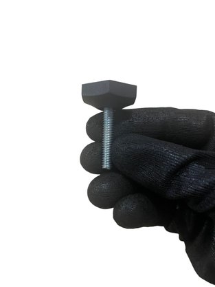 Pé Nivelador com Parafuso 1/4X1.3/8" PP - 1PÇ