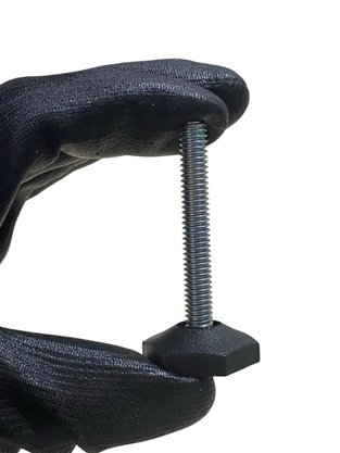 Pé Nivelador Sextavado 2811 Parafuso 5/16X2 Preto PP