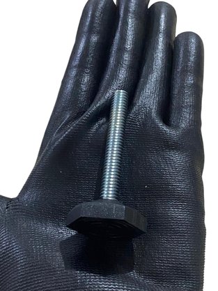 Pé Nivelador Sextavado 2811 Parafuso 5/16X2 Preto PP