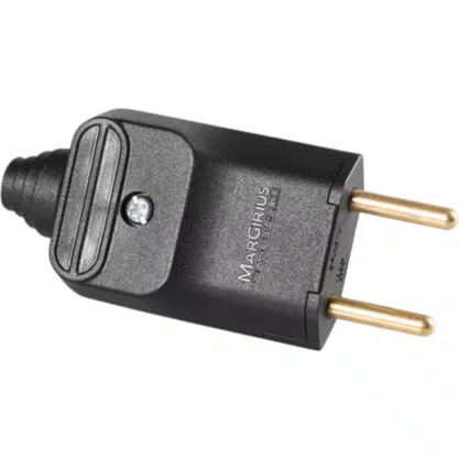 Plug Macho 10A 2P Preto Margirius