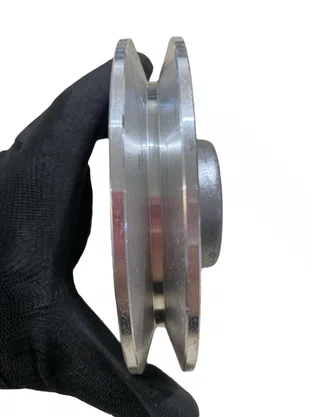 Polia de Alumínio 120 A1 4.3/4" Perfil A 1 Canal - 120A1