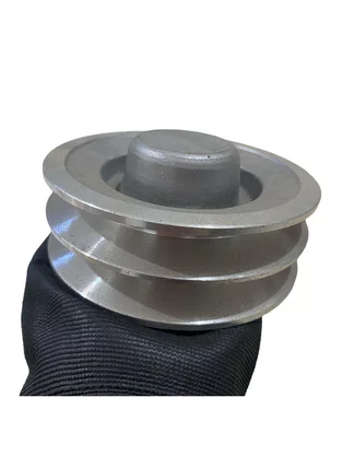 Polia em Alumínio 120 B2 4.3/4" 2 Canais Perfil B 120B2