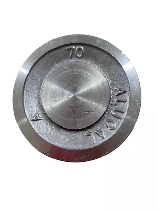 Polia de Alumínio 70 A2 2.3/4" 2 Canais Perfil A