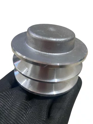 Polia de Alumínio 70 A2 2.3/4" 2 Canais Perfil A