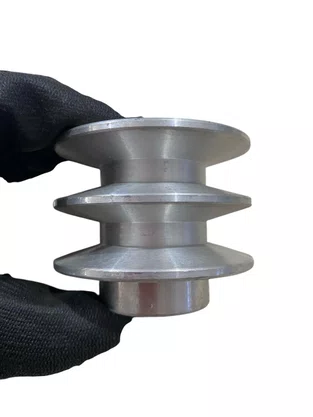 Polia em Alumínio 70 B2 2.3/4" 2 Canais Perfil B 70B2