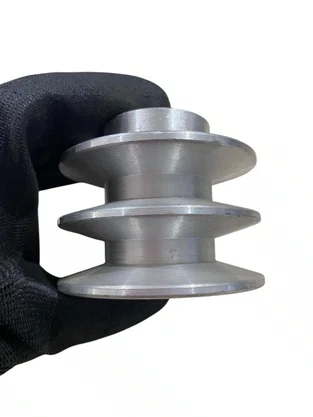Polia em Alumínio 70 B2 2.3/4" 2 Canais Perfil B 70B2