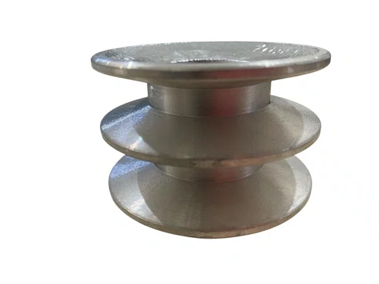 Polia em Alumínio 70 B2 2.3/4" 2 Canais Perfil B 70B2