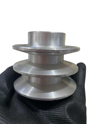 Polia em Alumínio 70 B2 2.3/4" 2 Canais Perfil B 70B2