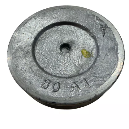 Polia de Alumínio 80 A1 3.1/8" Perfil A 1 Canal - 80A1