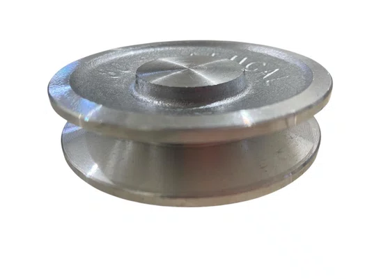 Polia de Alumínio 80 A1 3.1/8" Perfil A 1 Canal - 80A1