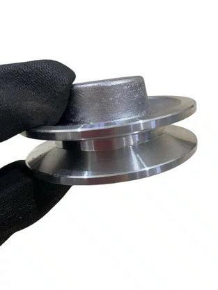 Polia de Alumínio 80 A1 3.1/8" Perfil A 1 Canal - 80A1
